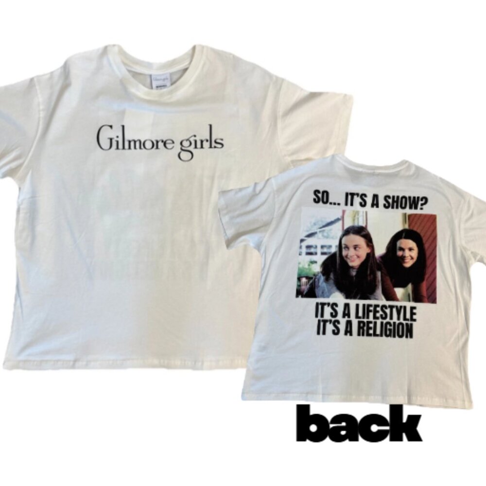 The Gilmore Girls Bershka RARE EUROPEAN Shirt NWT L 100% Cotton SHIPS FAST